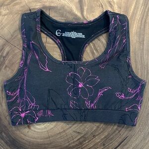 Cato Active Charcoal Racerback Sports Bra